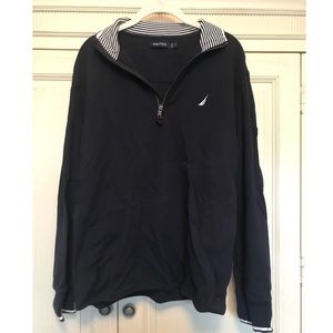 Nautica pullover sweater with zipper